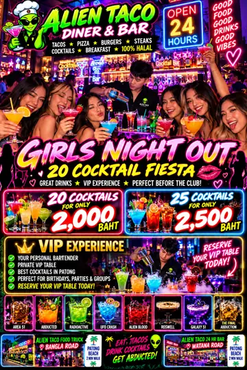 Girls' Night Out – 20 cocktail fiesta